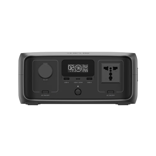 EcoFlow RIVER 3 245Wh portable power station, front view